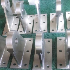 Embeded plate for tension cable fork